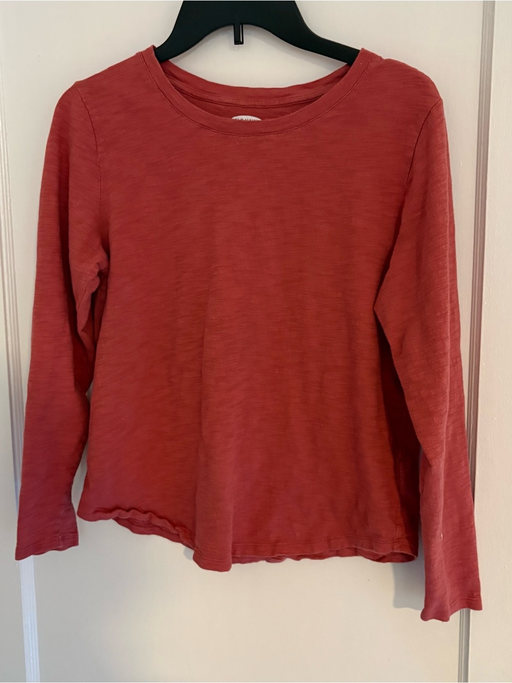 Old Navy Long-Sleeve Crewneck Top - Rust Red